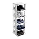 Ribelli Schuhregal 6 Ebenen Stapelbar Kunststoff Schuhablage Bild 2