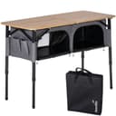 Skandika Campingtisch Tolja Bambus Klapptisch mit Stauraum Bild 2