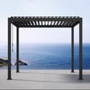Pergola Deluxe Schwarz Metall Bild 2