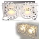 GLOBO LED Wandleuchte mit Kristallen chrom 24 cm Bild 2