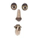 relaxdays Gartenfigur Baumgesicht mit Ruhe-Geste Beige Braun Bild 2