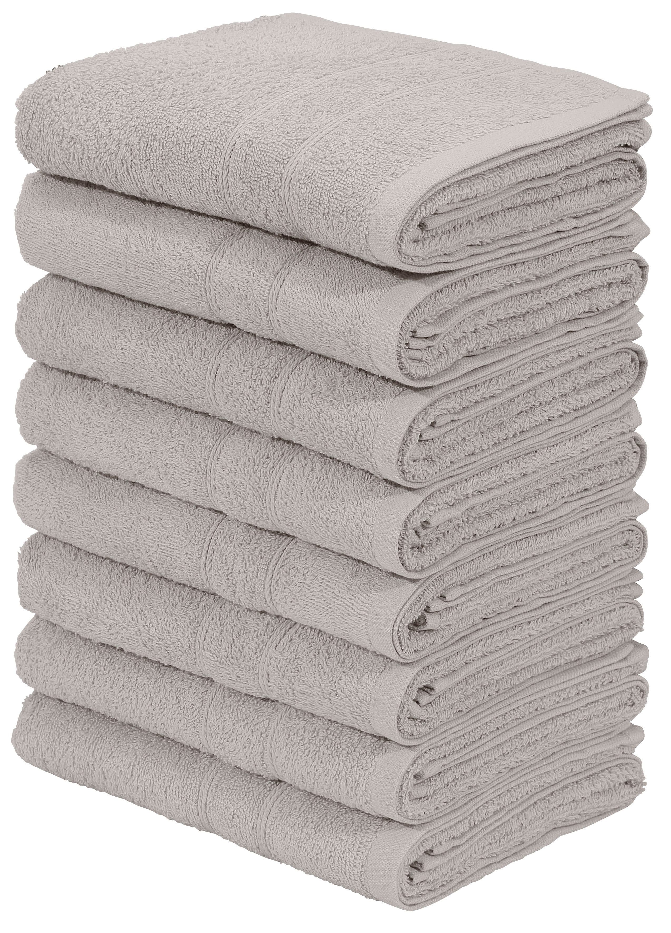 OTTO HOME Handtuch Set Inga 8-tlg. Grau 100% Baumwolle - Bild 2