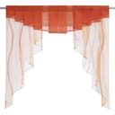 Joyswahl Scheibengardine Tunnelzug Voile Kurzstore Kleinfenster Wellen Druck Bild 2