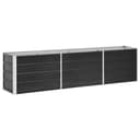 DOTMALL Hochbeet 240x40x45 cm Anthrazit Bild 2