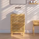 en.casa Waschbeckenunterschrank Bambus Natur Bild 2