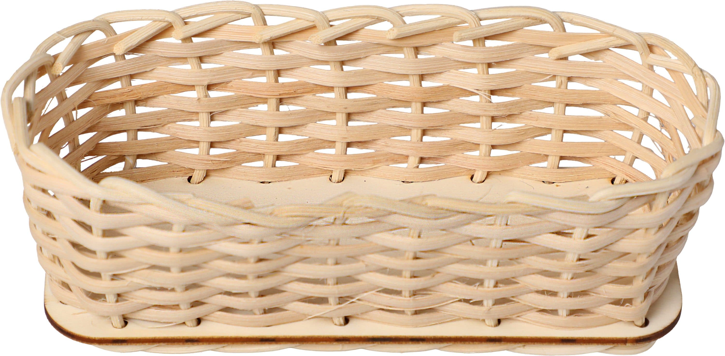 VBS Bastelset Peddigrohr Taschentuch-Korb