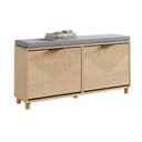 SoBuy Schuhbank FSR211 Natur mit Stauraum Bild 2