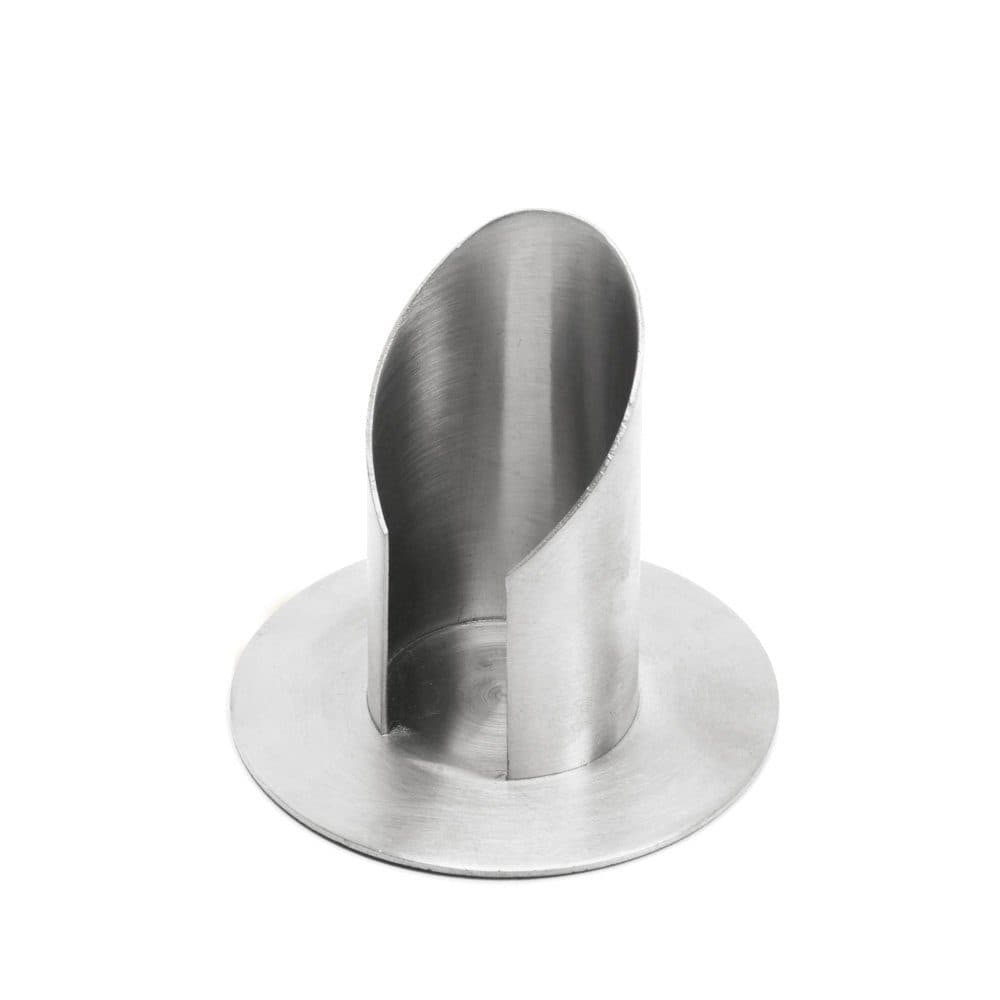 NKlaus Kerzenhalter Silbern Handgemacht Messing Vernickelt