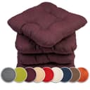 sunnypillow Stuhlkissen 4er Set Violett 8cm Dicke Bild 2
