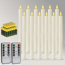 kisidus LED-Kerze LED Stabkerzen mit Fernbedienung 12pcs Bild 2