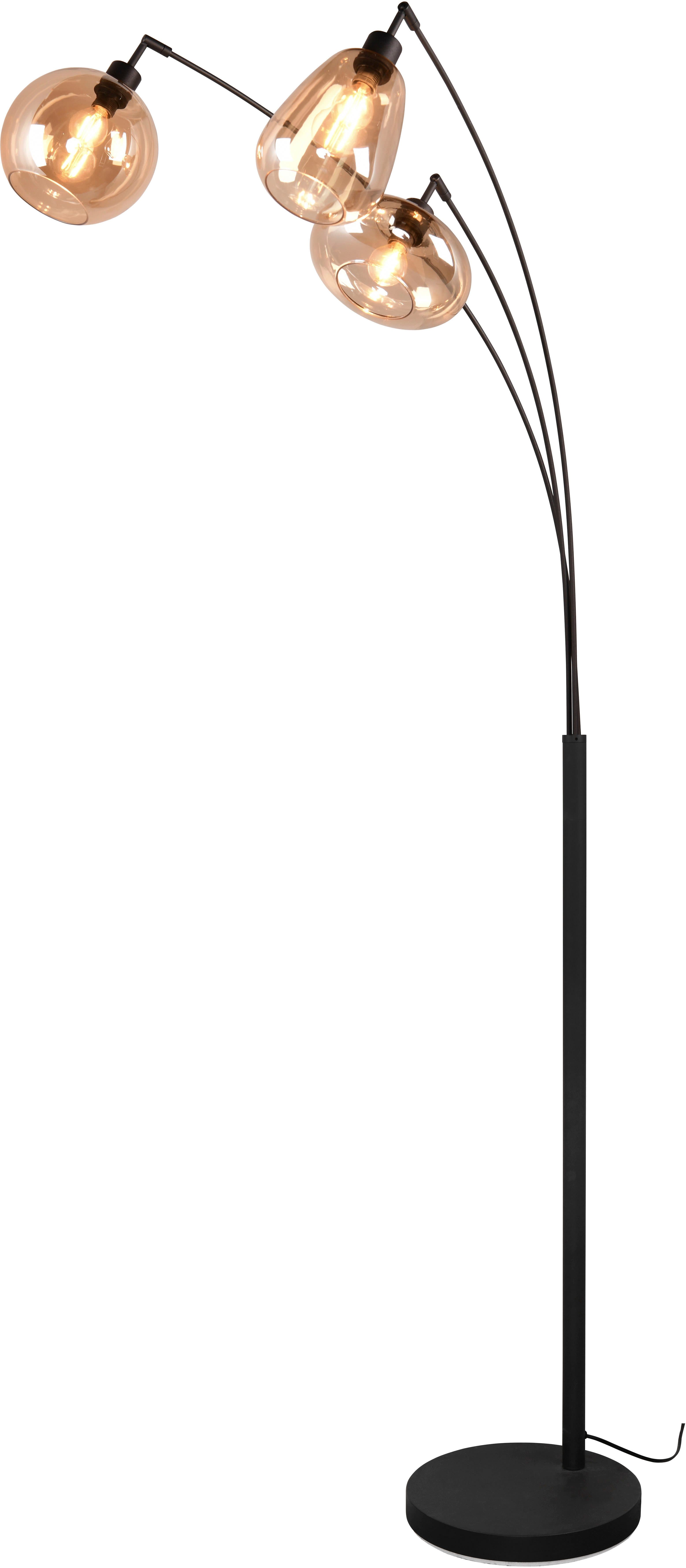 Trio Leuchten Stehlampe Lumina Schwarz Matt 3x E14 - Bild 2