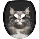 Sanilo WC-Sitz Cool Cat Schwarz Universell Verstellbar Bild 2
