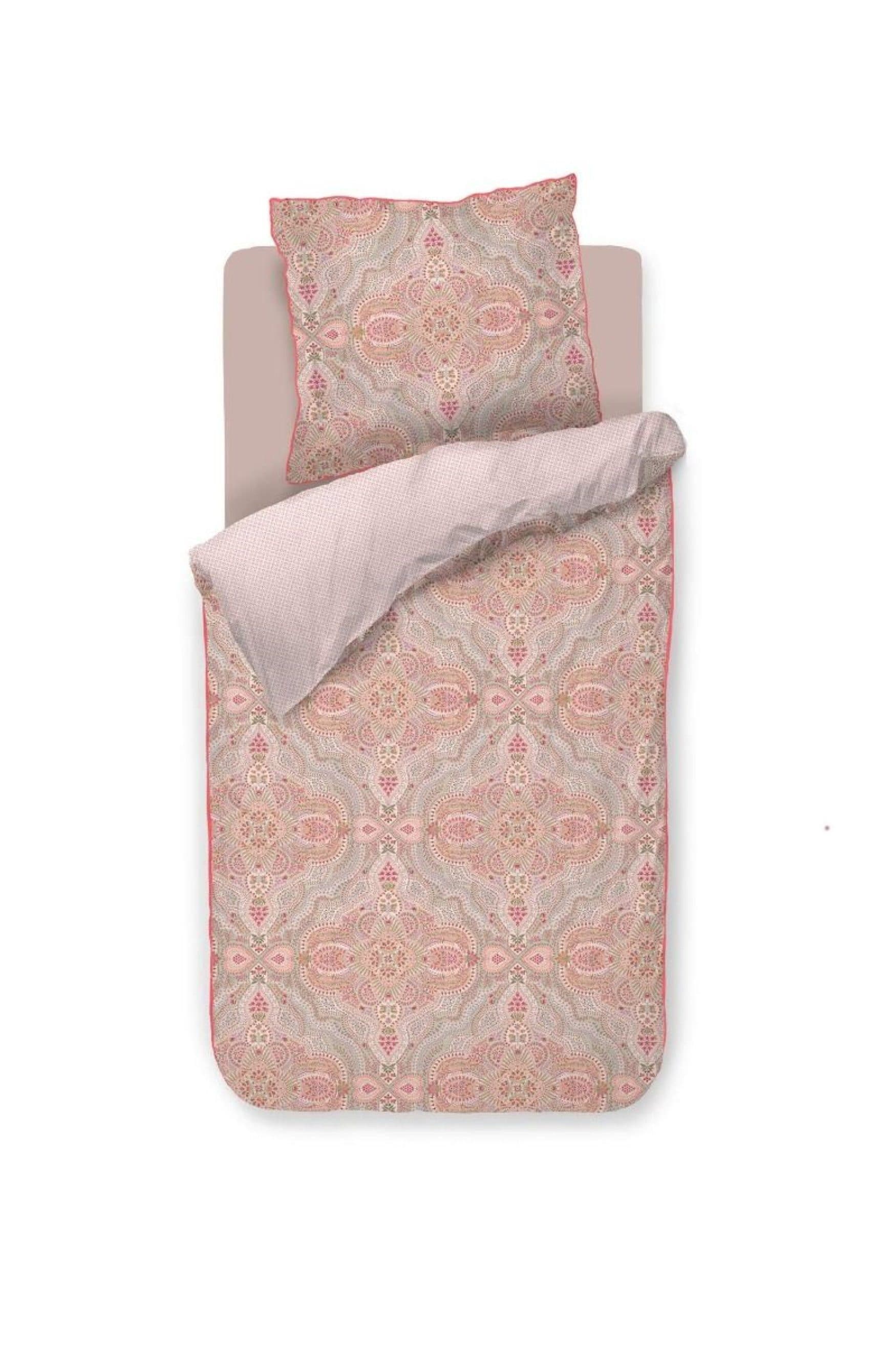 PiP Studio Perkal Bettwäsche Rosa Moon Flower Ornamente 2-teilig - Bild 2