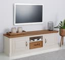 OTTO home Lowboard Selma Weiß Landhausstil TV-Kommode Bild 2