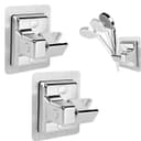 FOUORTUNATE-BEE Brausehalter 2er-Set selbstklebend silber verstellbar Bild 2