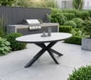 Gardissimo Gartentisch Armati Oval Nonwood Tischplatte Anthrazit Bild 2