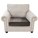 Rosnek Samt-Sofa-Kissenbezug Stretch 1-4 Sitze Braun Bild 2