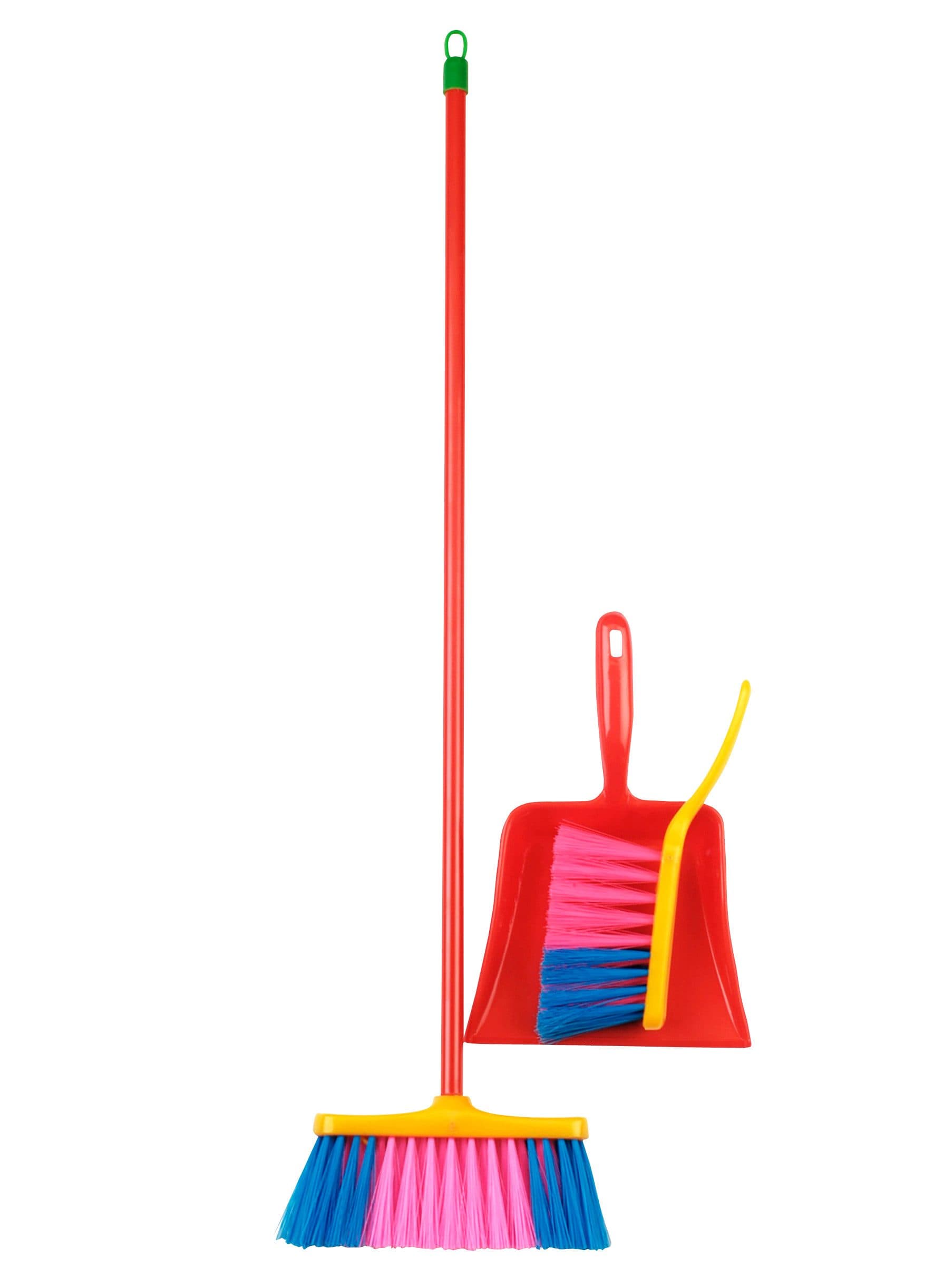 Theo Klein Kinder-Haushaltsset 3-teilig Besen Handfeger Schaufel