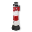Fachhandel Plus Gartenfigur Leuchtturm Roter Sand Solar Beleuchtung Bild 2