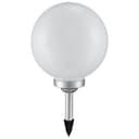 ETC-SHOP Solar Gartenleuchte Weiß/Silber LED Warmweiß IP44 Bild 2