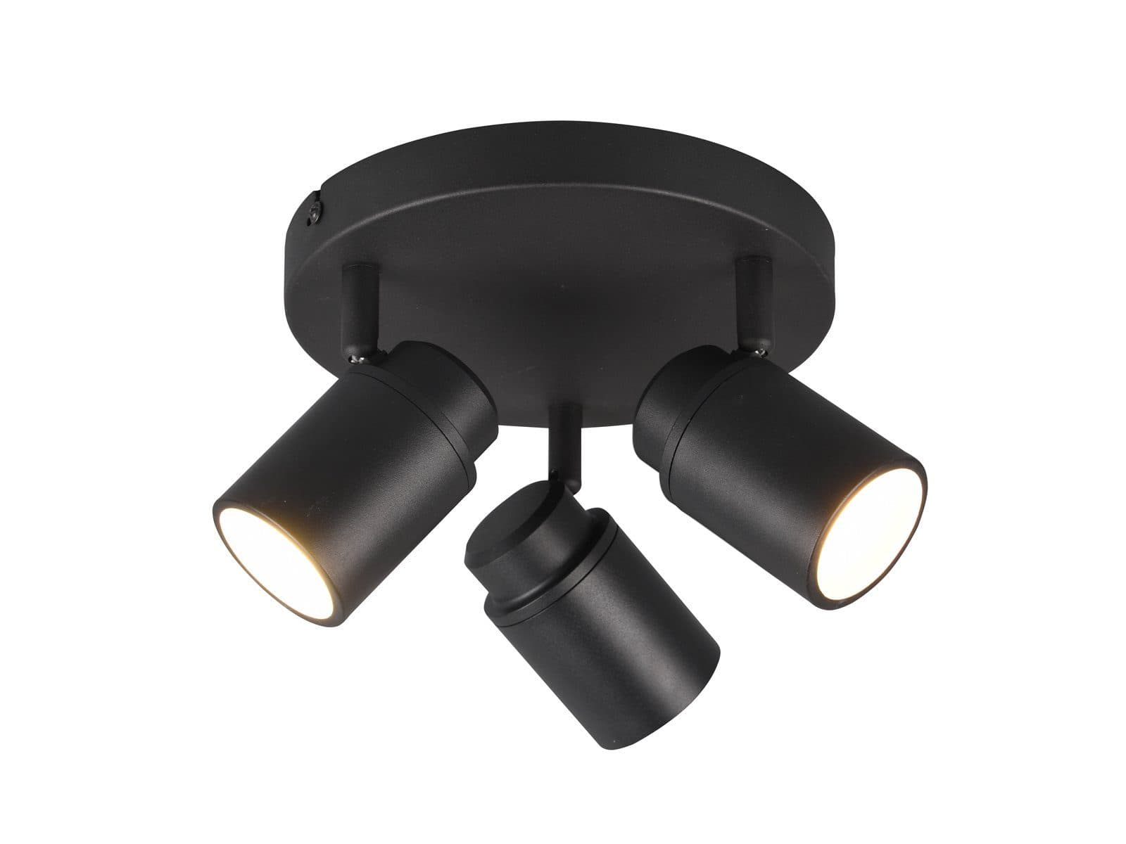 TRIO Leuchten LED Deckenstrahler Schwarz matt Dimmfunktion IP44 - Bild 2