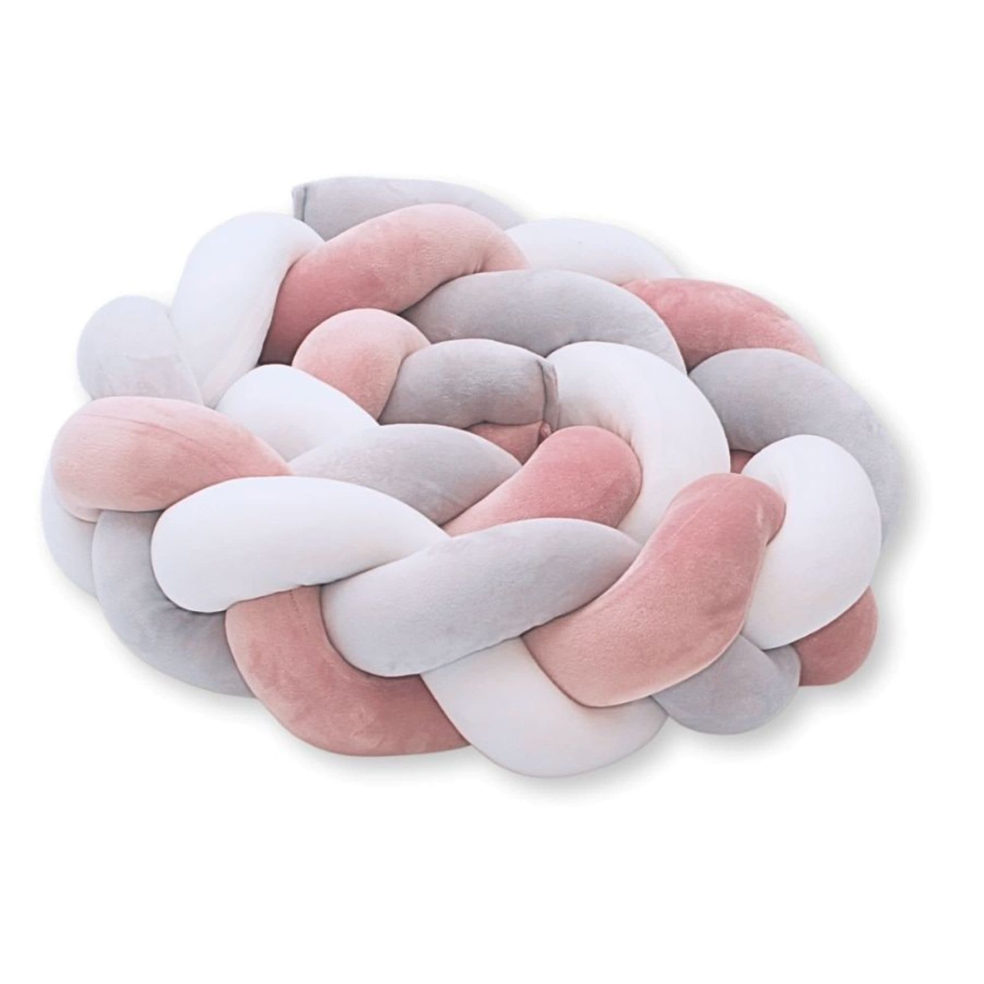 LuMali Nestchenschlange Bettschlange 210cm Velour Pastellfarben - Bild 2