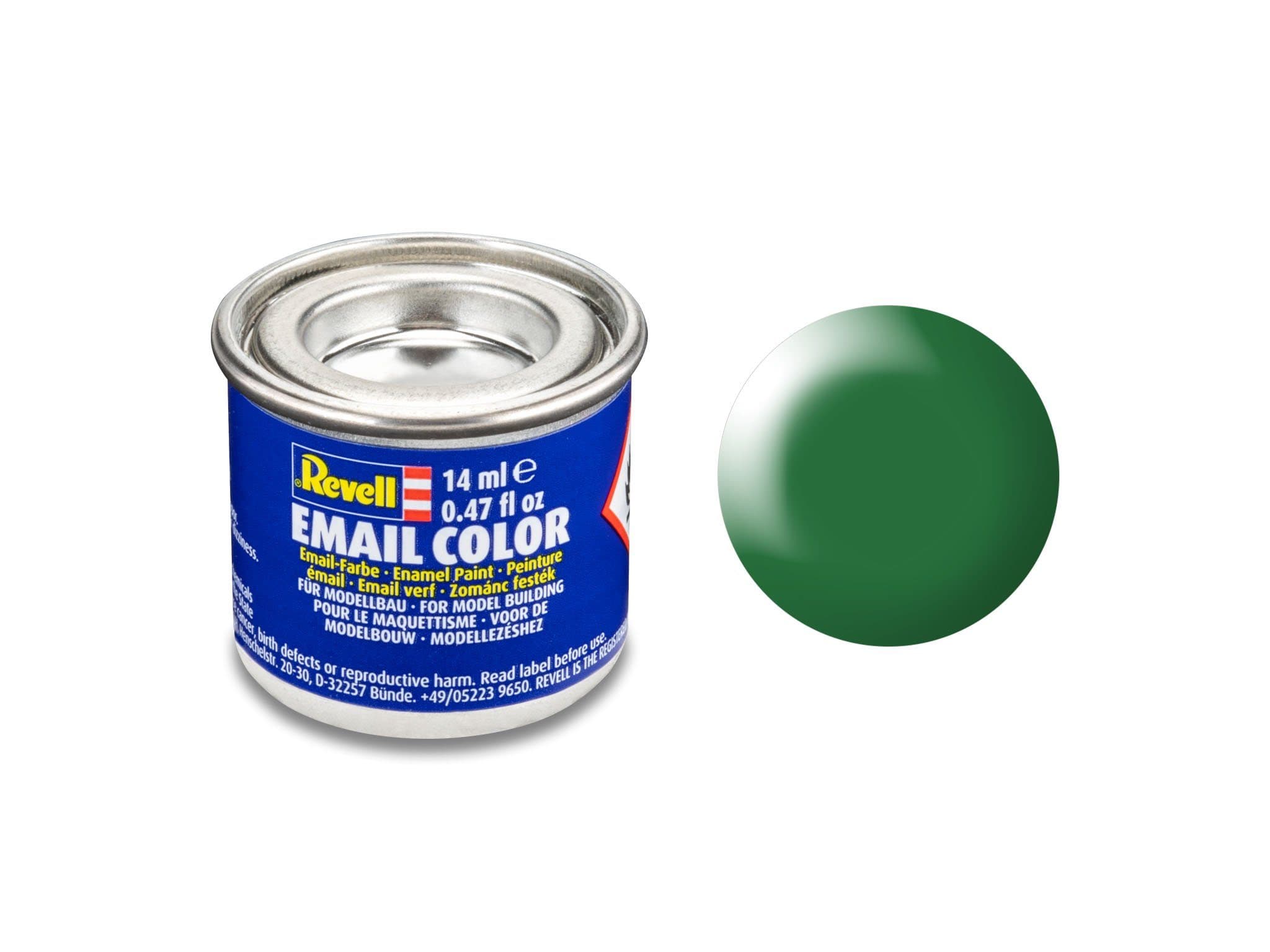 Revell Modellbaulack Laubgrün Seidenmatt RAL 6001 14 ml