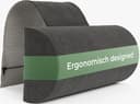 Well B4 Nackenrolle mit Gegengewicht - Memory Schaum Dunkelgrau Bild 2