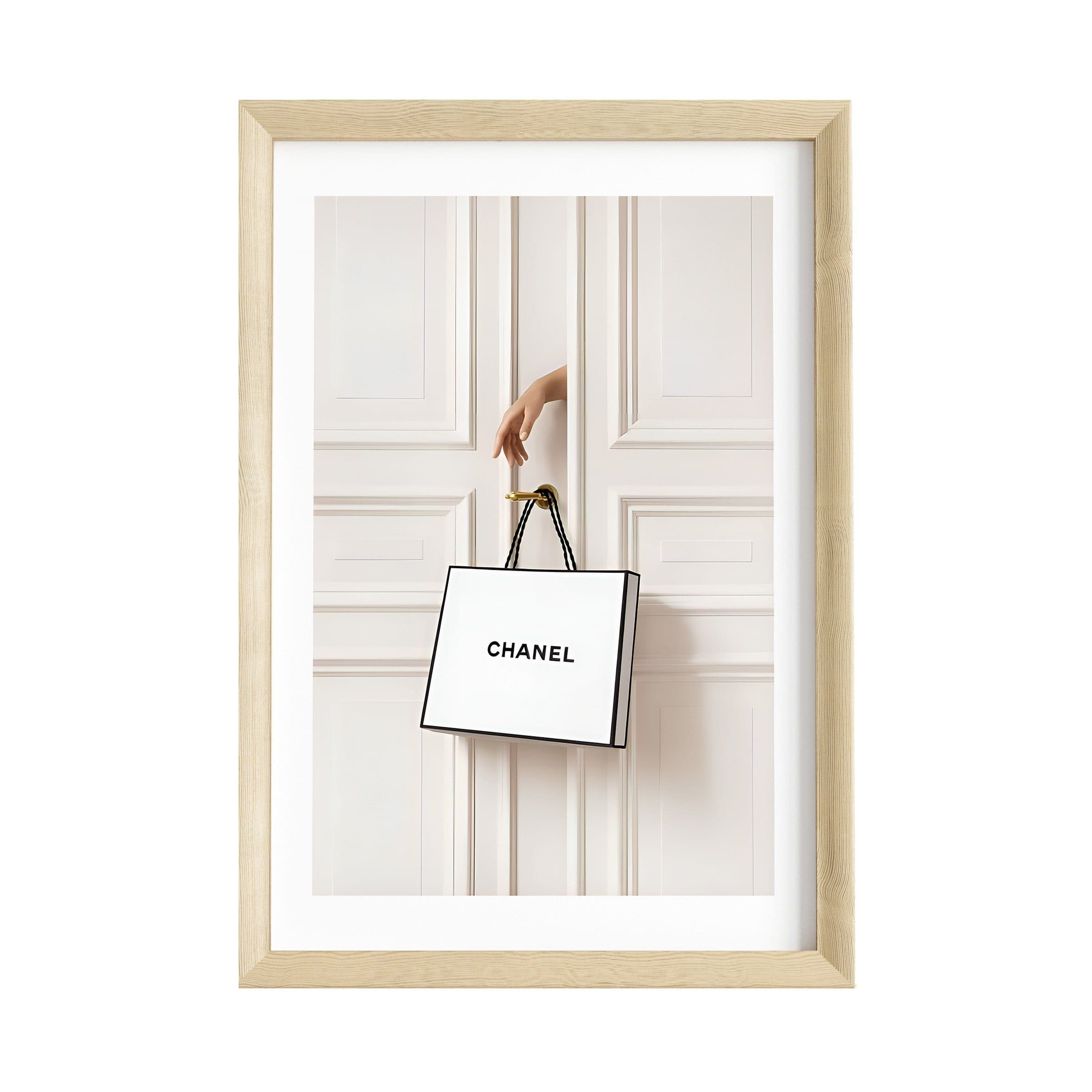 JUSTGOODMOOD Poster Premium Chanel Shopping Bag ohne Rahmen HD-Druck - Bild 2