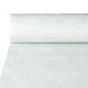 PAPSTAR Tischdecke Papiertischtuch mit Damastprägung 50 m x 1 m weiss Bild 2