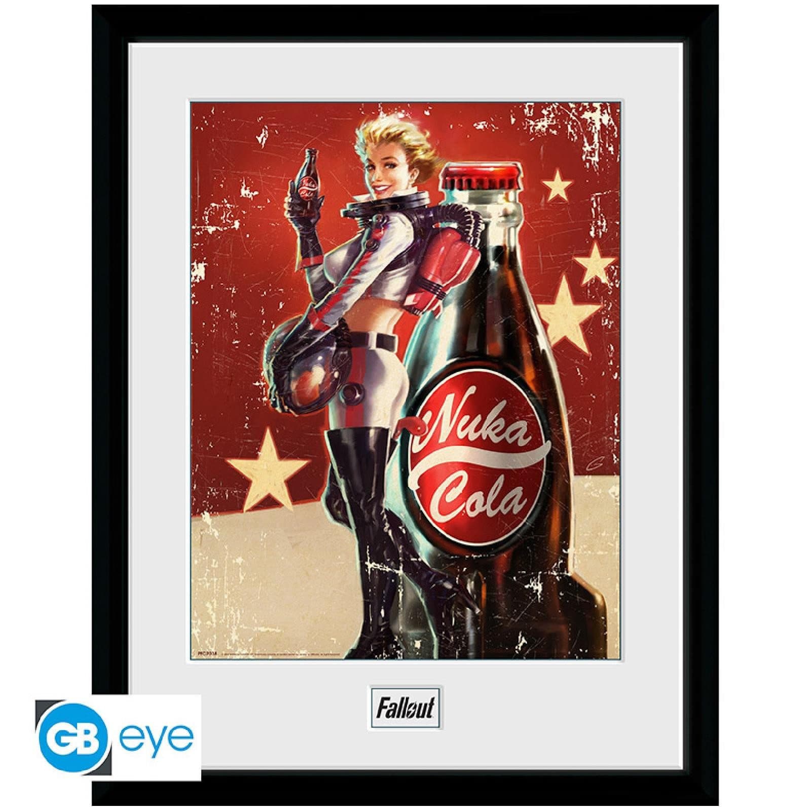 ABYstyle Poster FALLOUT Framed Print Nuka Cola Retro