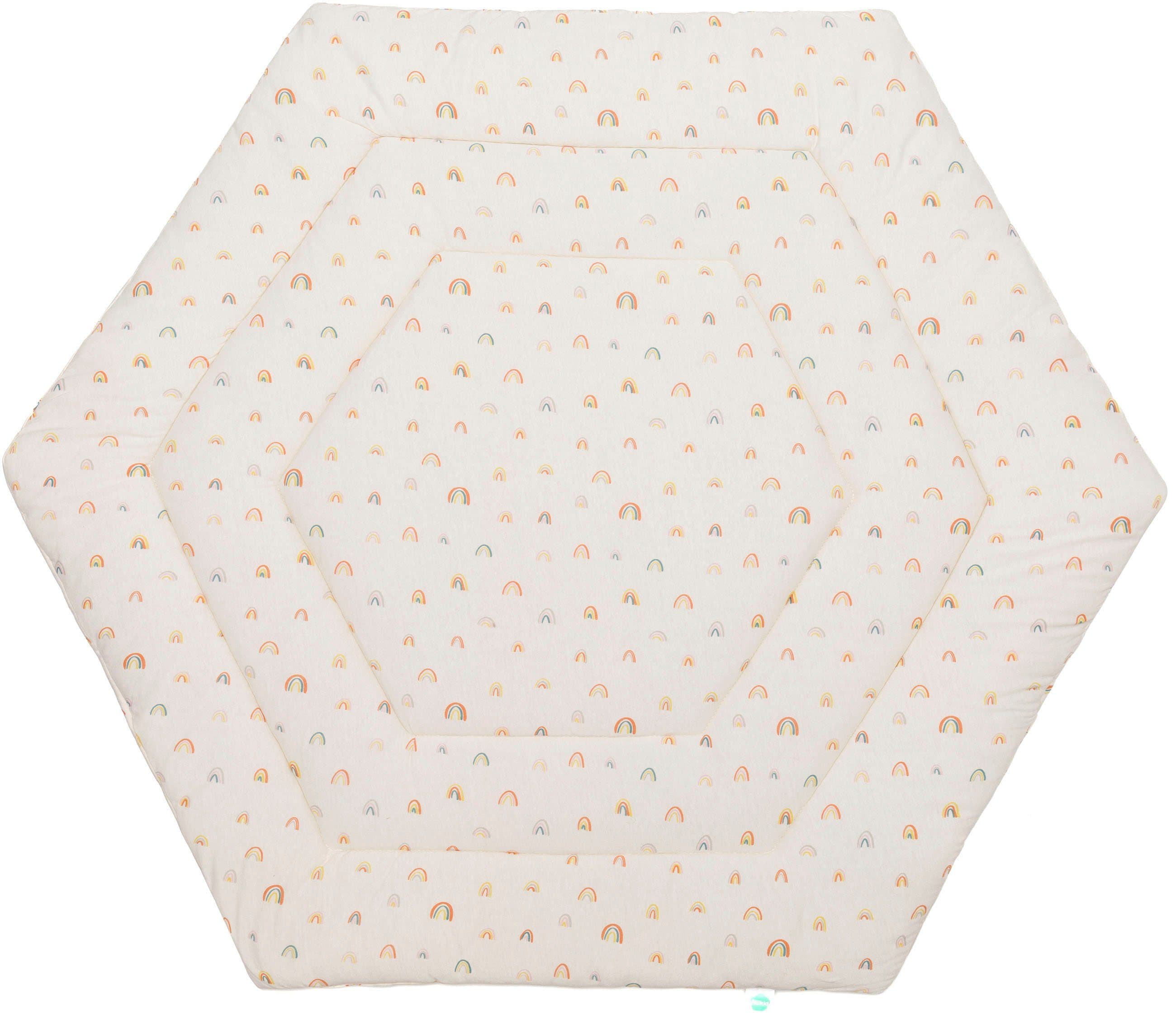 Fillikid Laufgittereinlage 6-eck Jersey Beige - Bild 2
