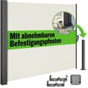 Casaria Balkonsichtschutz Norsara Seitenmarkise Ausziehbar Bild 2