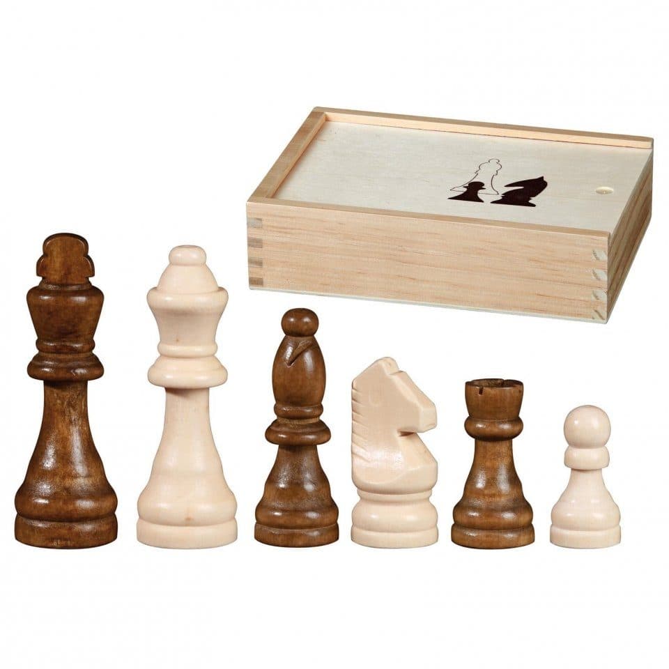 Philos Schachfiguren Otto I 89 mm Birke