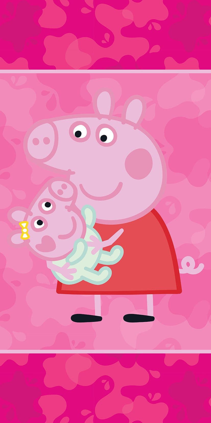 Peppa Pig Strandtuch Bunt 70x140 cm