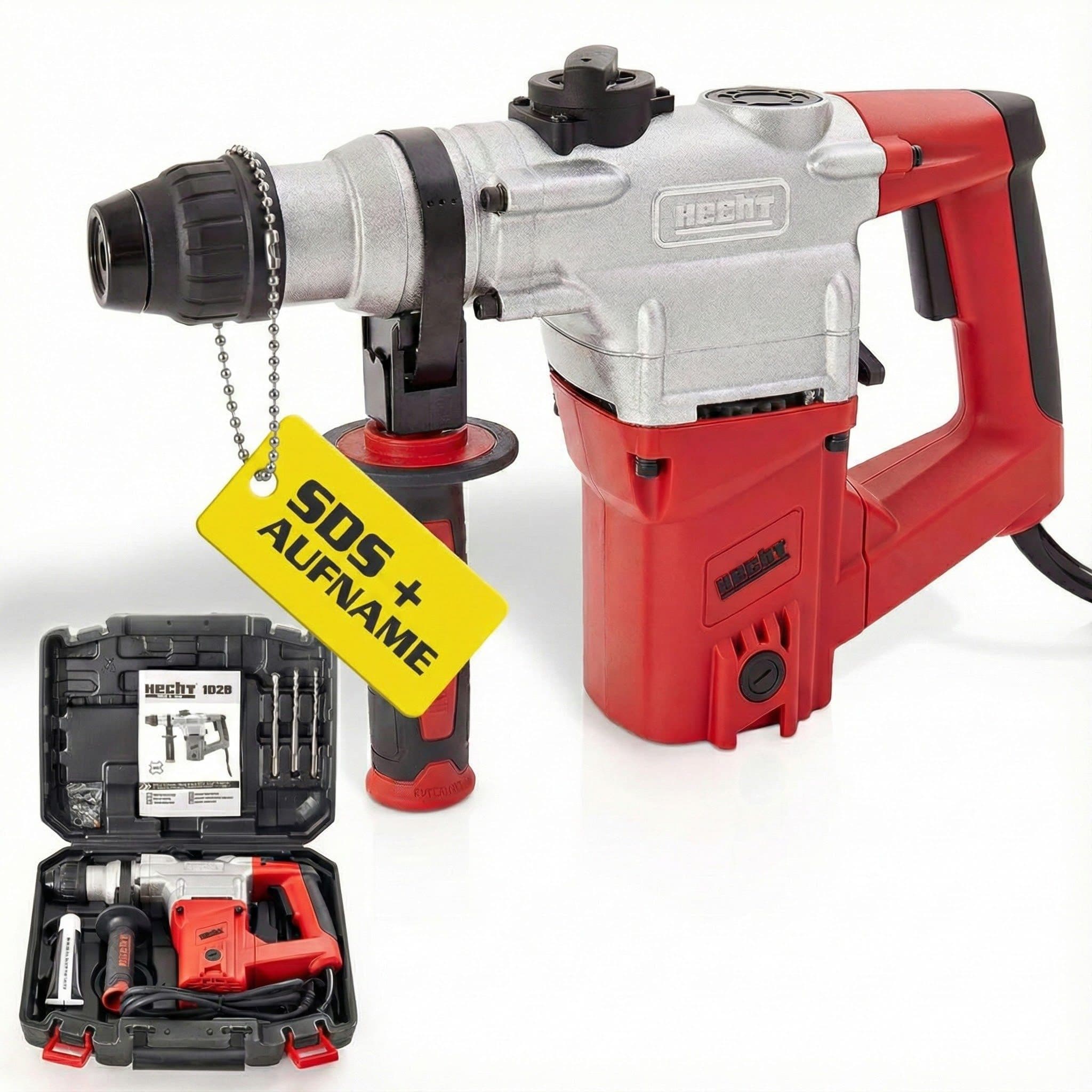 Hecht Bohrhammer 1050W SDS-Plus 4250 U/min mit Koffer - Bild 2