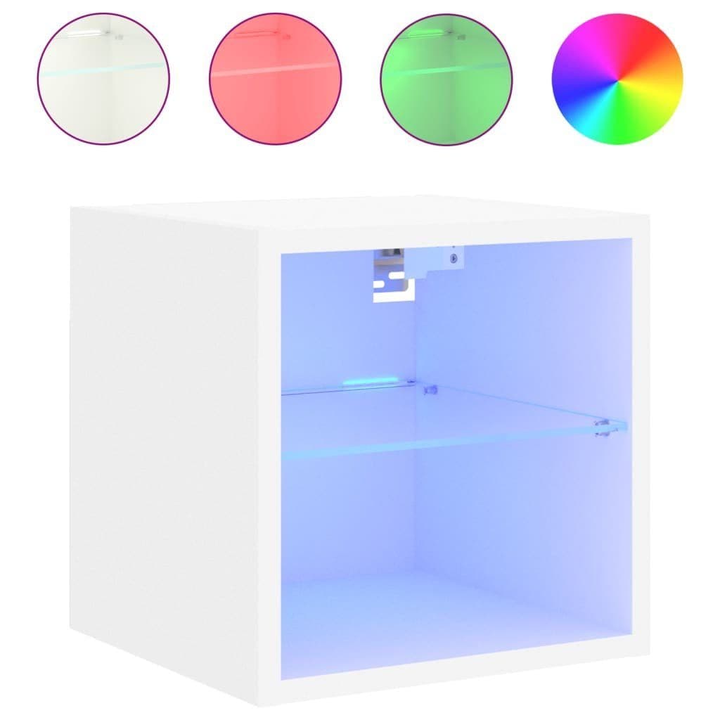 vidaXL Hängeschrank NA mit LED Leuchten Weiß - Bild 2