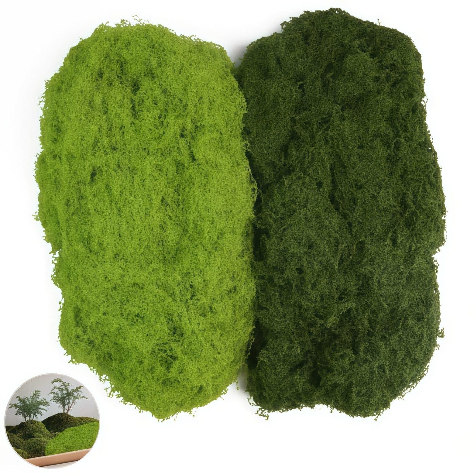 FOUORTUNATE-BEE Bastelmoos 200 g Dunkelgrün für Dekoration & DIY - Bild 2