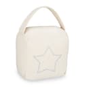 relaxdays Türstopper 2er Set Beige Stern-Motiv Polyester Bild 2