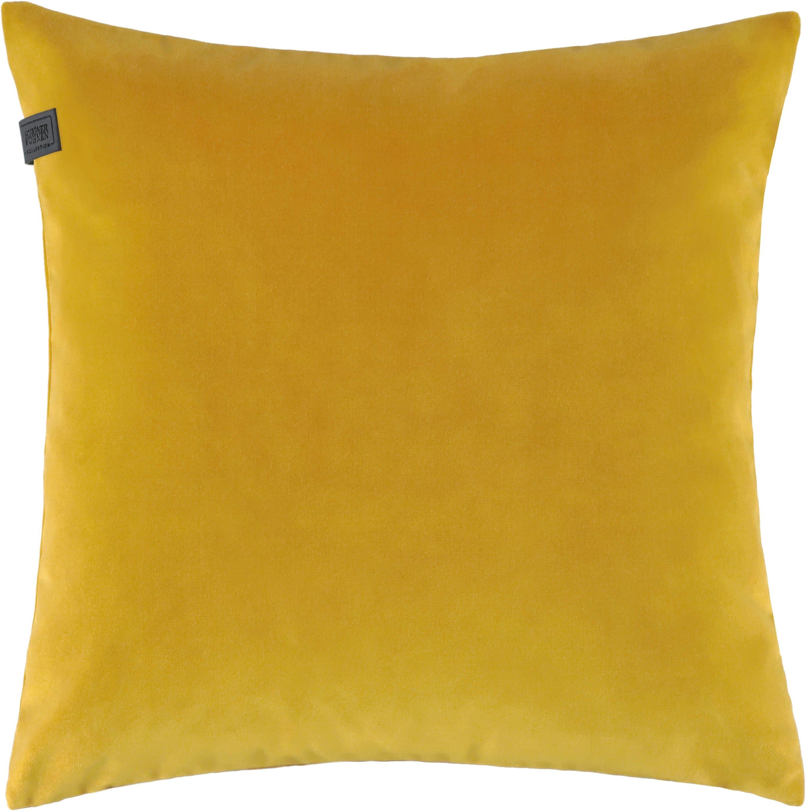 Schöner Wohnen Kissenhülle Soul 44x44 cm Polyester Gelb Gold - Bild 2