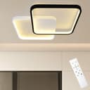 ZMH LED Deckenleuchte Modern Schwarz-Weiß Dimmbar 3000-6000K Bild 2