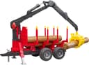 Bruder® Rückeanhänger 02252 mit Ladekran und 4 Baumstämmen 1:16 Bild 2