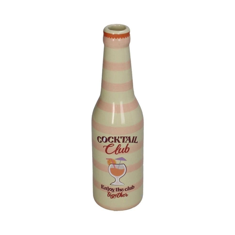 Kersten BV Deko-Vase Keramik Cocktail Club Rosa Natur