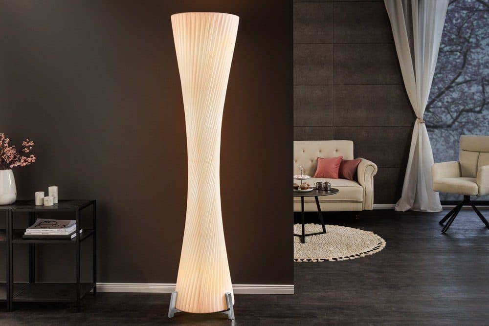 riess-ambiente Stehlampe Paris X 180cm Weiß Silber - Bild 2