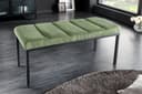 riess-ambiente Sitzbank PETIT BEAUTÉ 80cm Grün Schwarz Cord Metall Bild 2