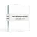 K-Möbel Glasvitrine 1-türig 4er Set Transparent Bild 2