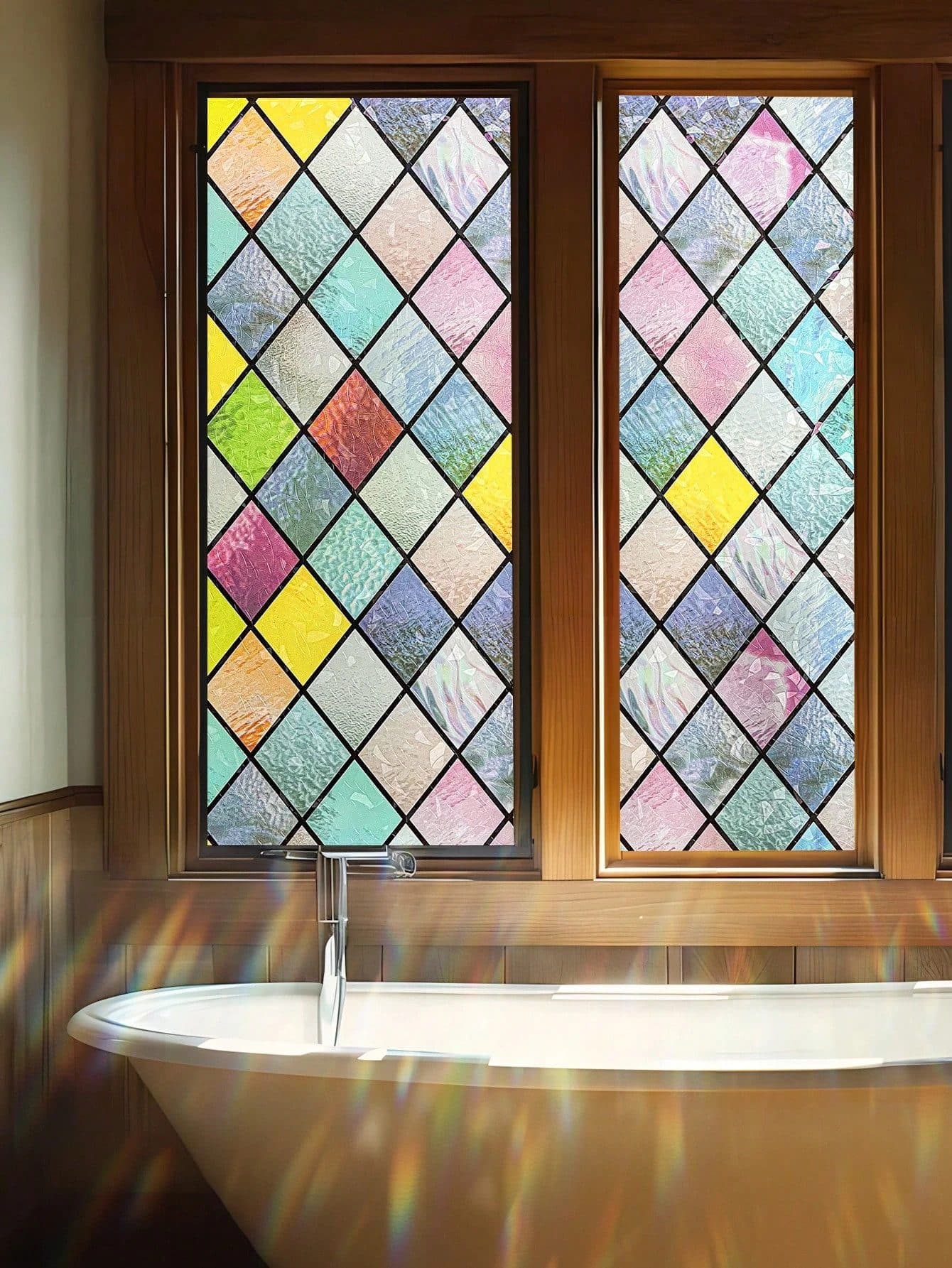 HomeBella Fensterfolie Sichtschutz selbsthaftend, Lichtdurchlässig und blickdicht für Glasflächen - Bild 2
