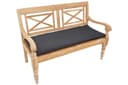 riess-ambiente Bankauflage ROG Anthrazit Outdoor Kissen für 2-Sitzer Gartenbank Bild 2