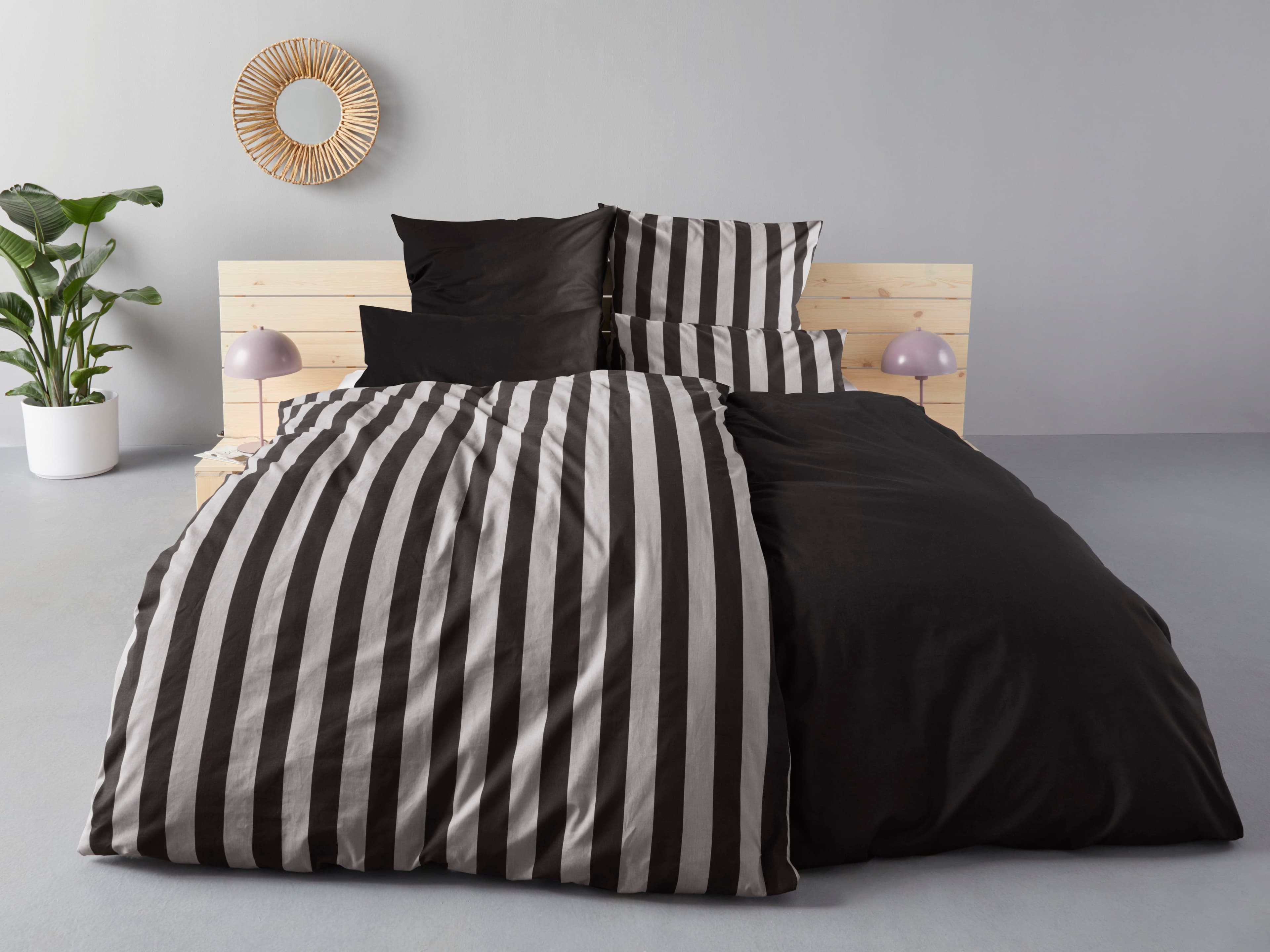 OTTO home Wendebettwäsche Greta Grau Anthrazit Mako-Satin - Bild 2