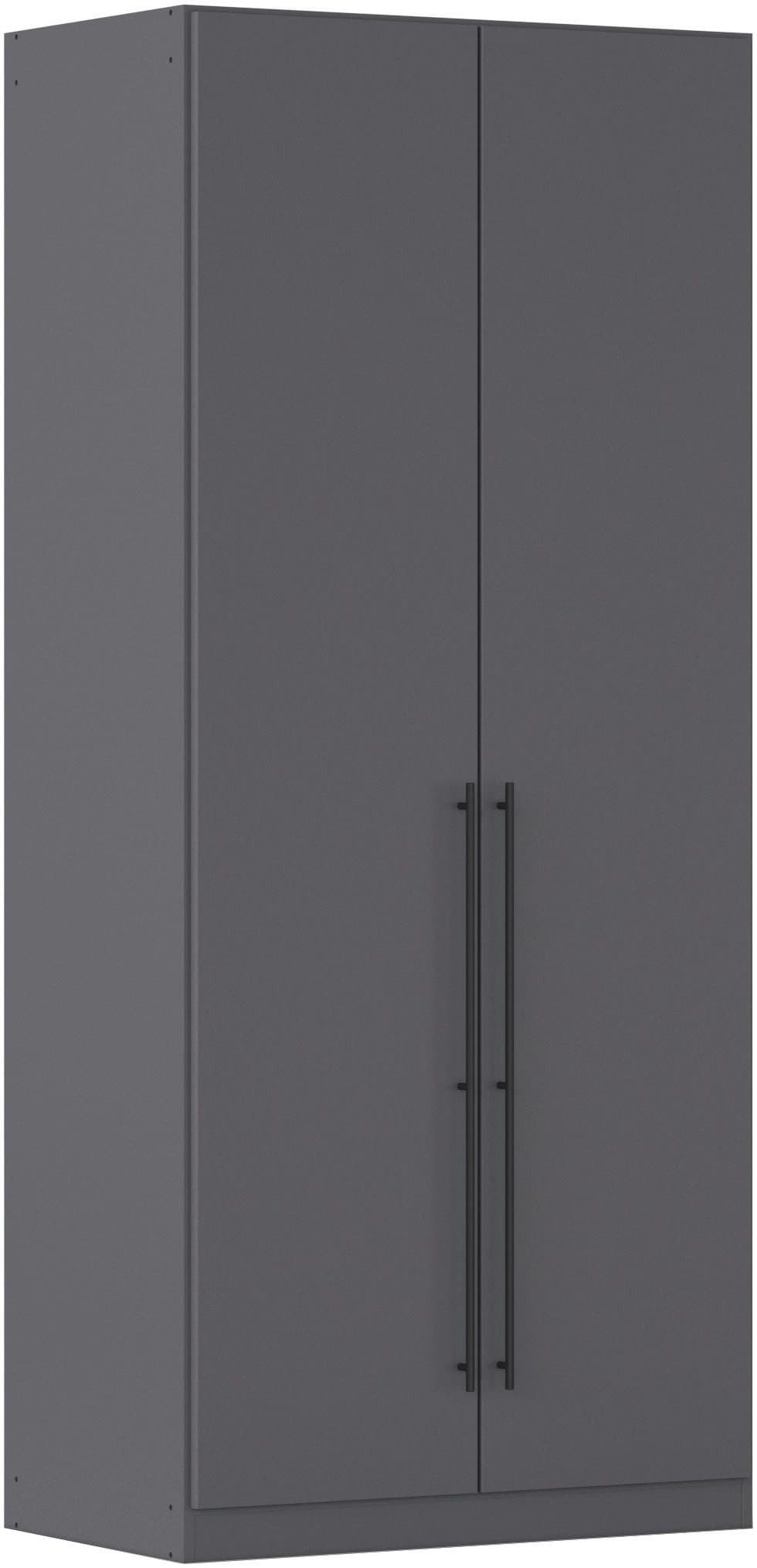 Rauch AVOLA Kleiderschrank Grau Metallgriffe - Bild 2